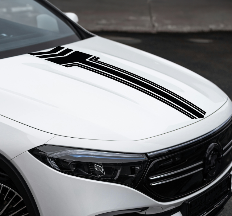 Autocolante para carros listras com setas - TenStickers