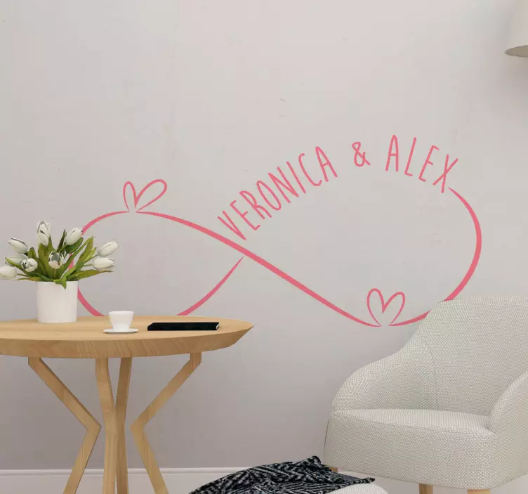 Autocolantes para Casamento Marido e mulher infinito - TenStickers