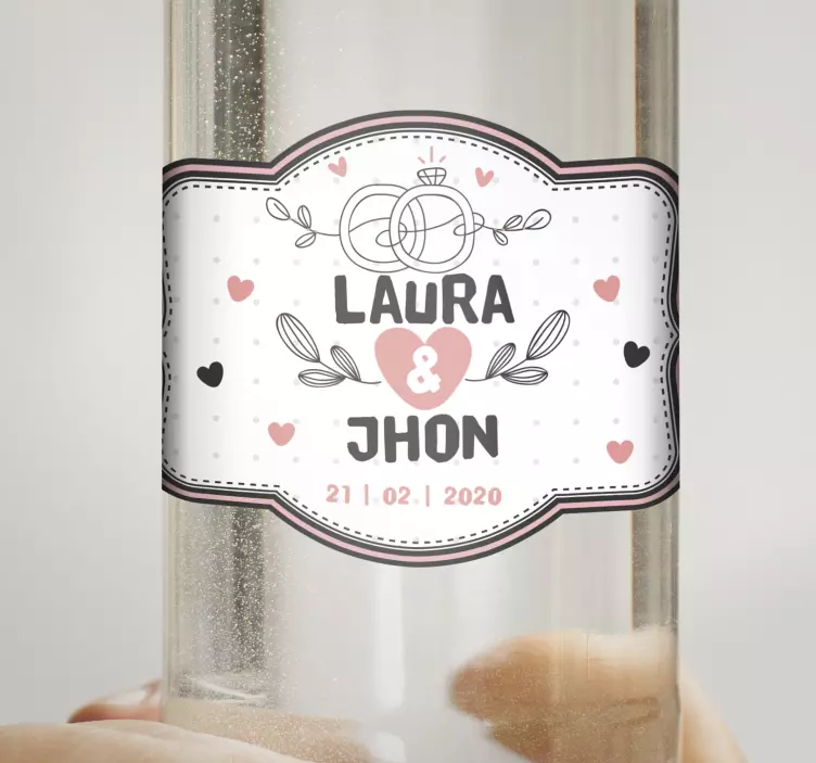 Autocolantes para Casamento Vodka engraçada - TenStickers