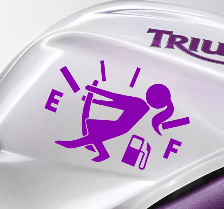 Vinil decorativo para motas de combustível vazio - TenStickers