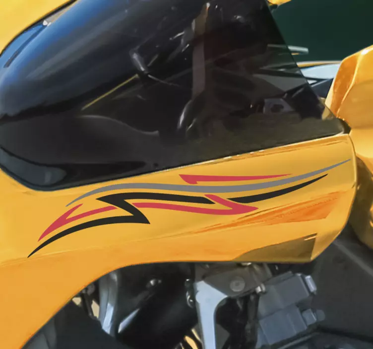 Autocolante para motas Gráfico tribal - TenStickers