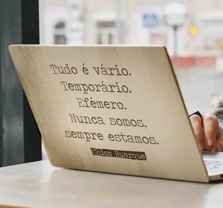 Autocolante para PC Chico buarque - TenStickers