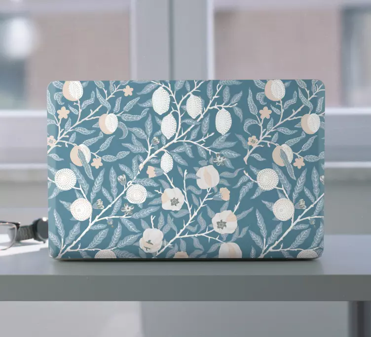 Autocolante para PC Chique vintage padrão - TenStickers