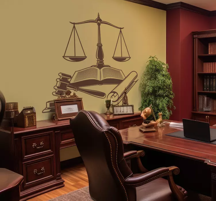 Autocolante profissionais legais Ícones de Justiça - TenStickers