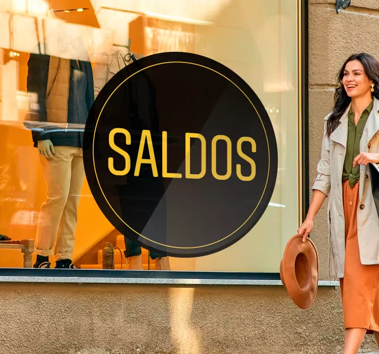 Autocolante Promoções promoção de formato circular - TenStickers