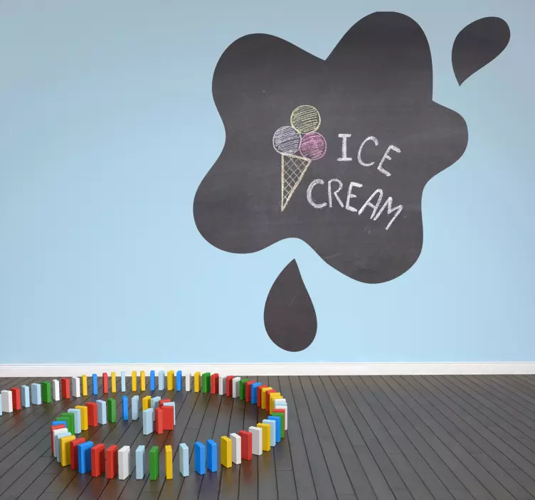 Autocolante decorativo quadro preto mancha - TenStickers