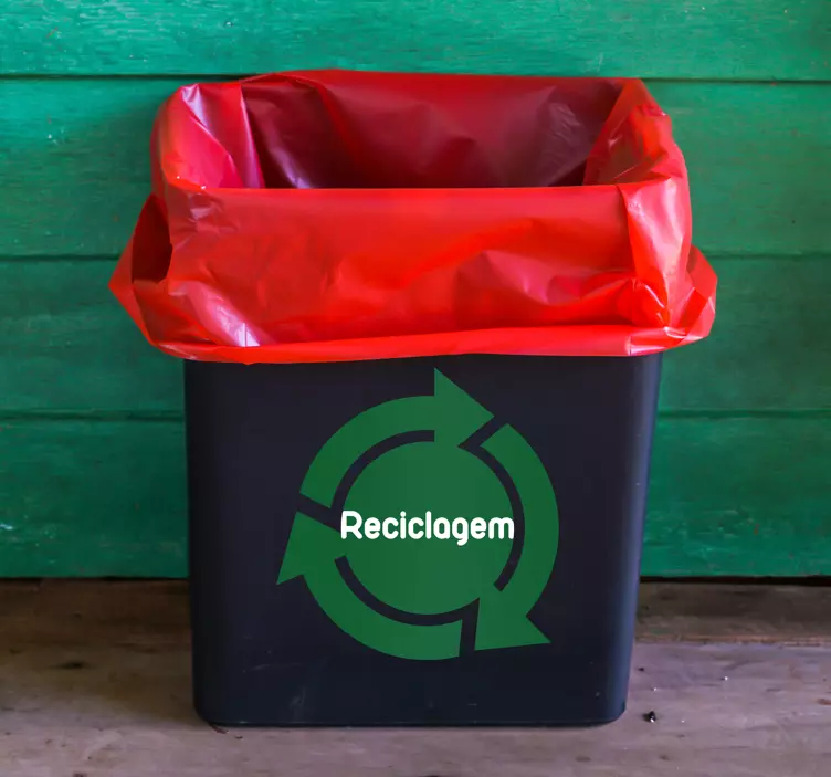 Autocolante decorativo reciclagem - TenStickers