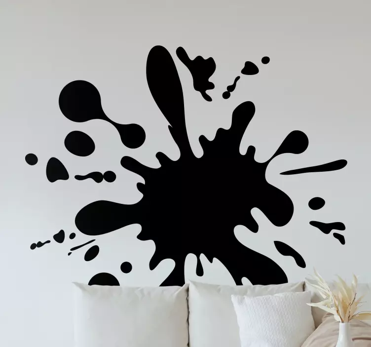 Autocolante decorativo splash de tinta dinâmica - TenStickers