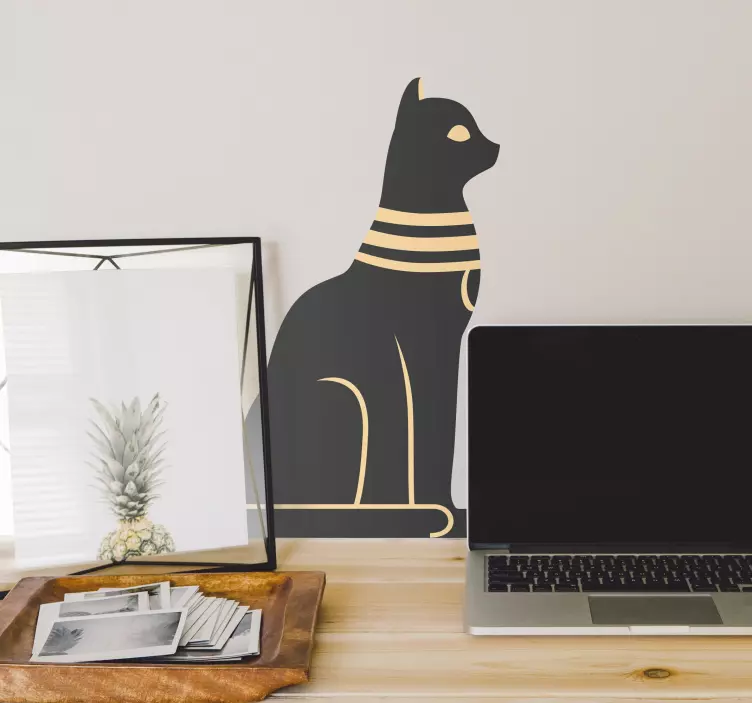 Autocolantes de política e religião Gato egípcio - TenStickers