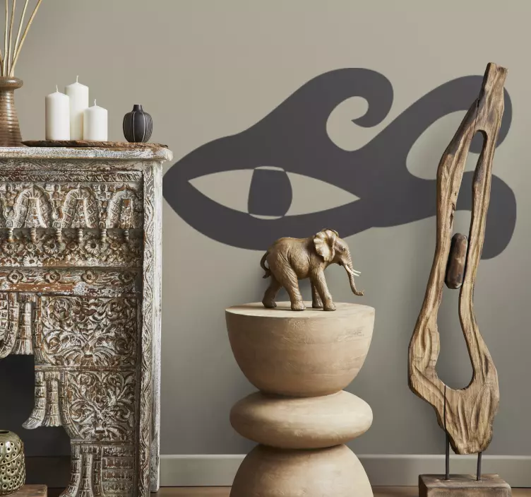 Autocolante étnico olho egípcio - TenStickers