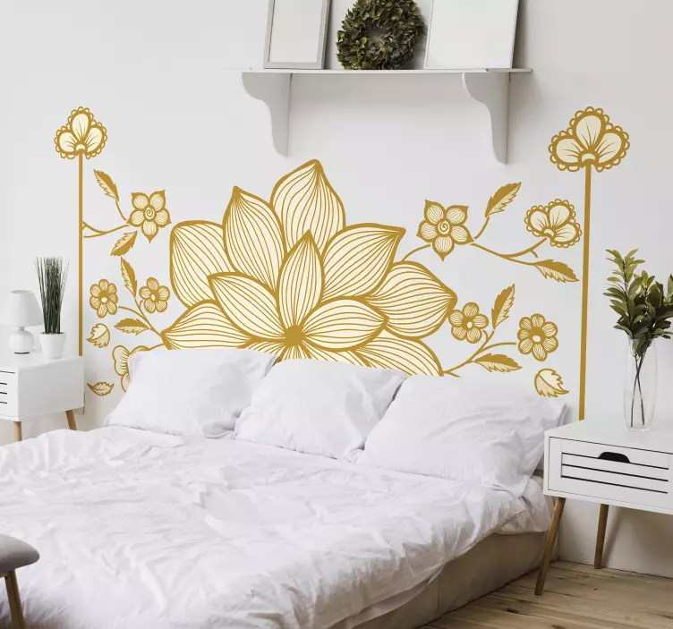 Autocolante flor inspiração floral para artesanato - TenStickers