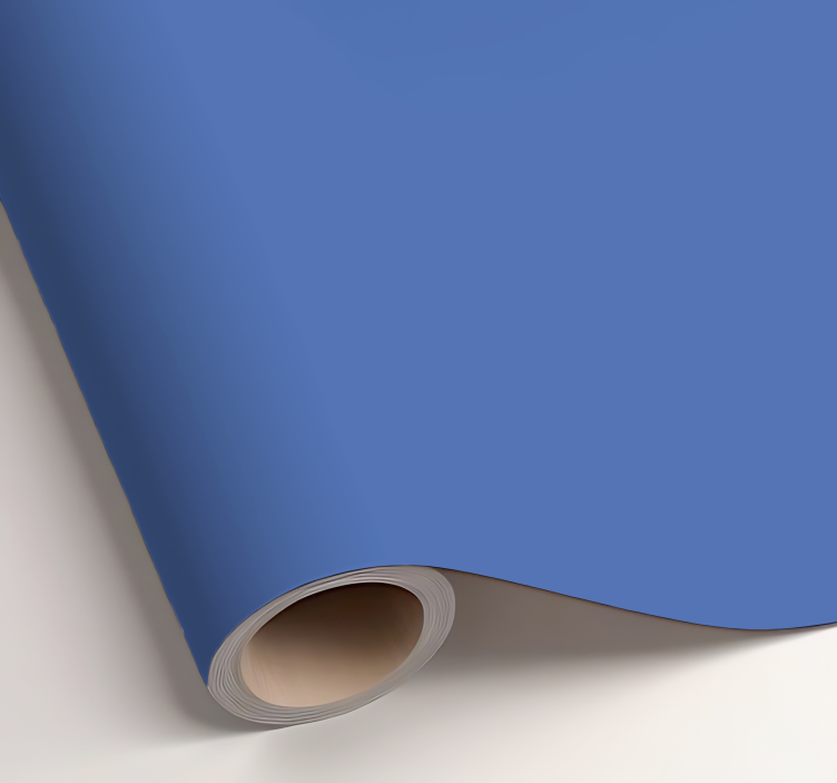 Autocolante folha monocolor azul fosco - TenStickers