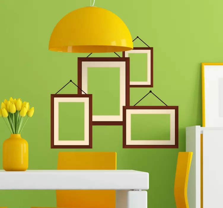 Vinil moldura Pendurado molduras autocolante - TenStickers