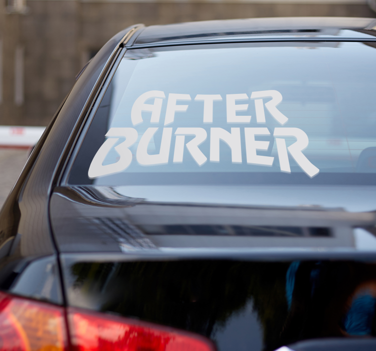 Autocolante para carro after burner - TenStickers