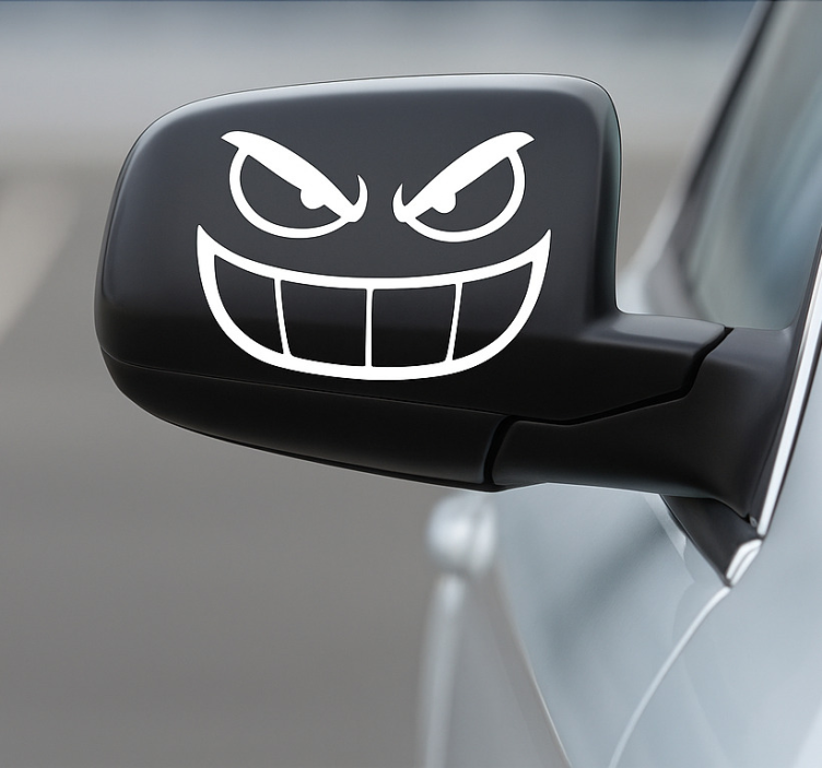 Autocolante para carro gremlin retrovisor travesso - TenStickers