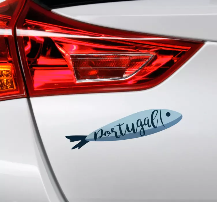 Autocolante para carro sardinha de São João - TenStickers