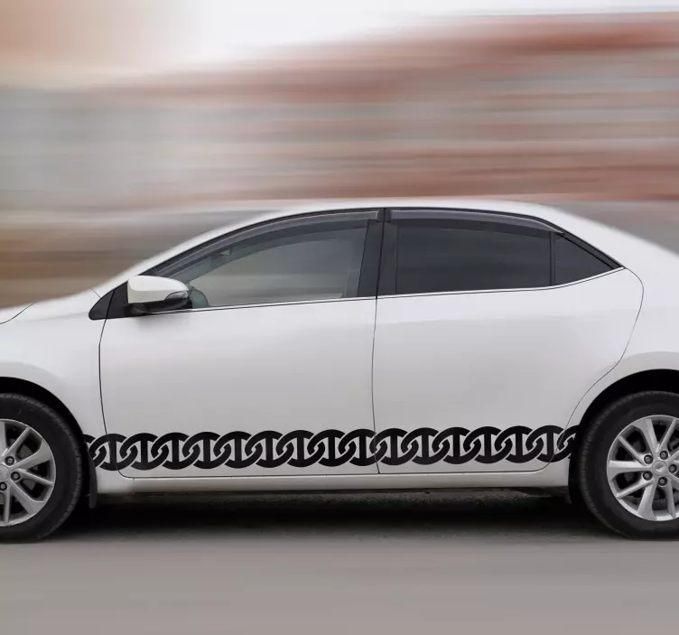 Autocolante para carros correntes - TenStickers