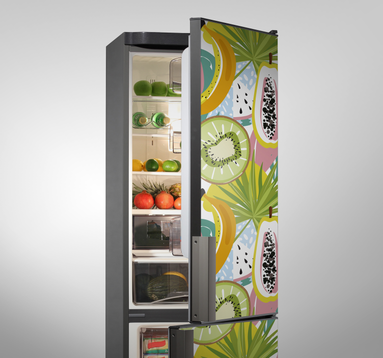 Vinil para frigorífico Refrigerador de frutas - TenStickers
