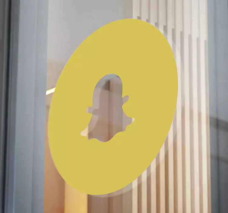 vinil autocolante decorativo instantâneo da janela do logotipo - TenStickers