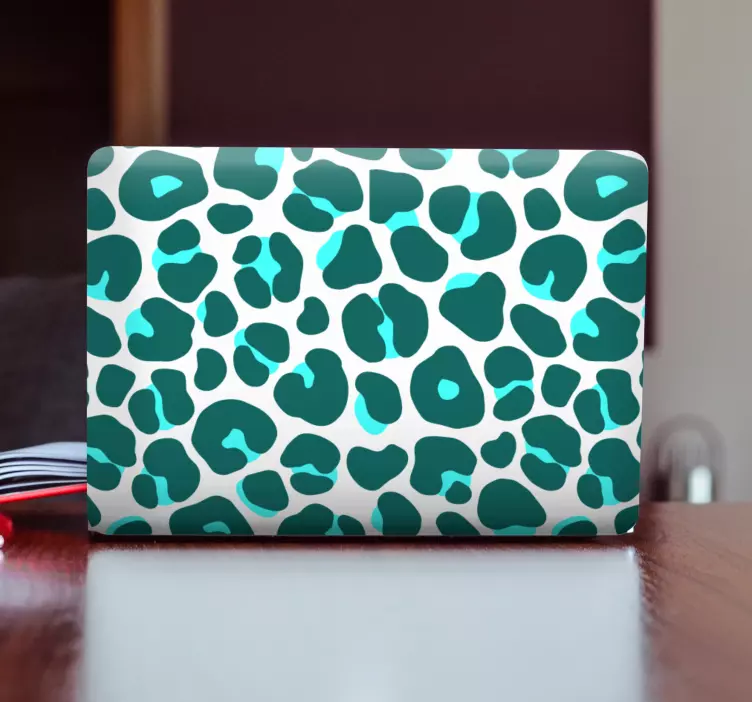 Autocolante para laptop estampa de leopardo - TenStickers