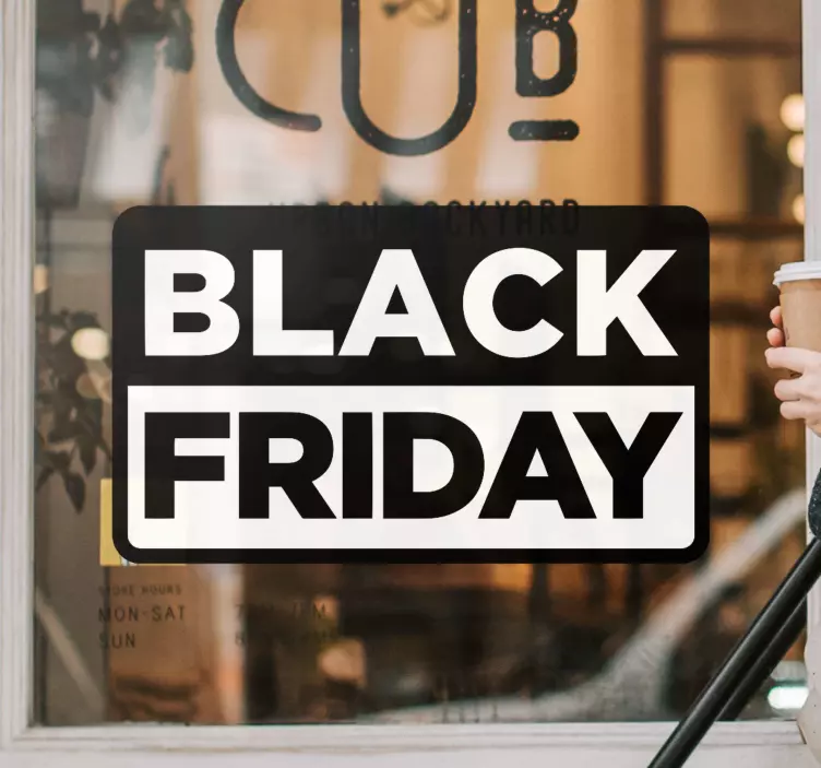 Autocolante para montras alerta de venda promocional - TenStickers