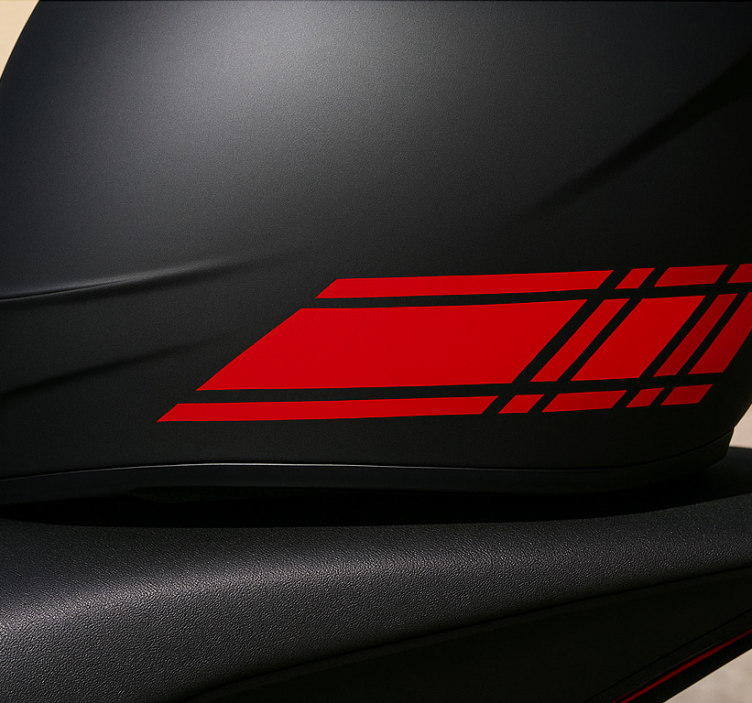 Autocolante para motas design de linha rápida - TenStickers