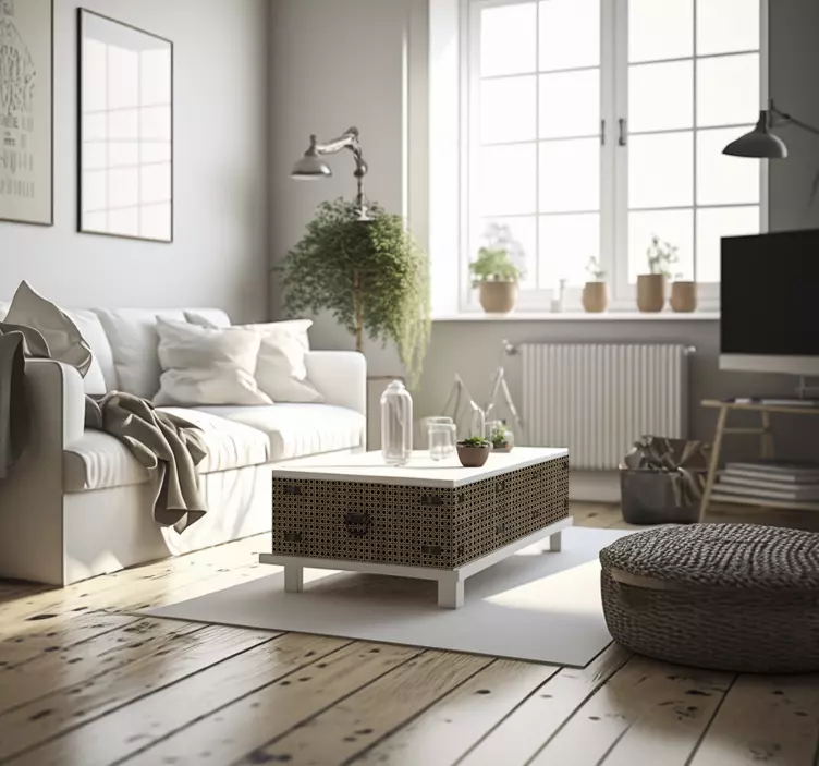 Autocolante para móveis cânhamo castanho - TenStickers