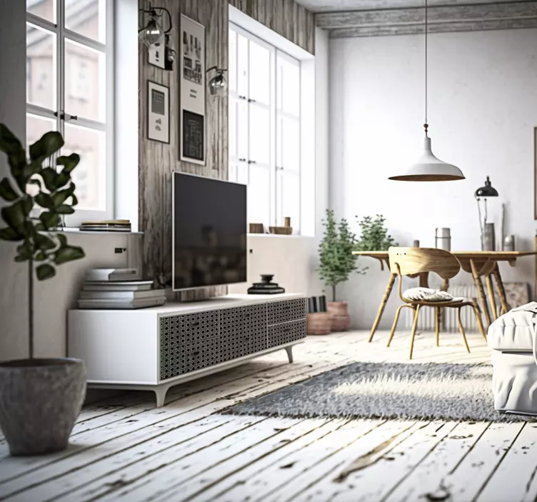 Autocolante para móveis cânhamo cinzento - TenStickers