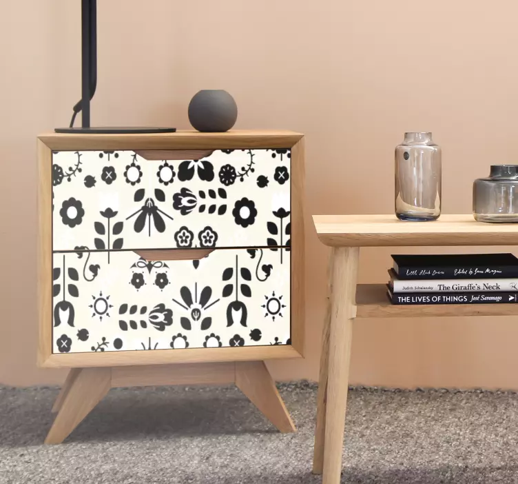 Autocolante para móveis criação de arranjos botânicos - TenStickers