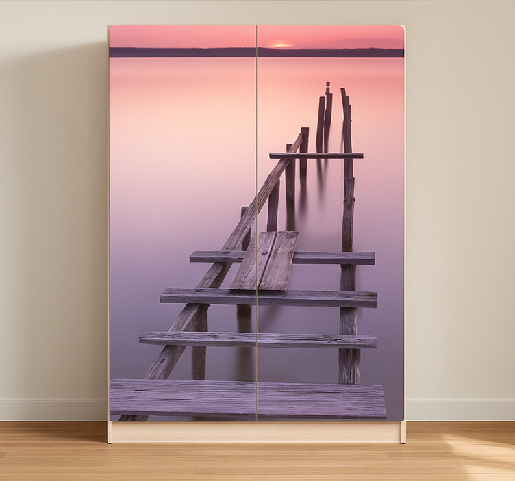 Autocolante para móveis deck do pôr do sol - TenStickers