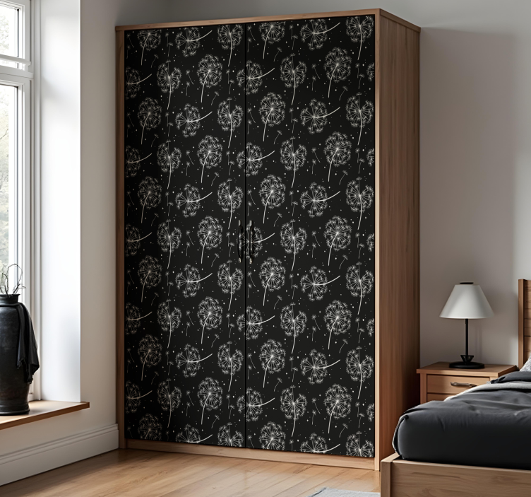 Autocolante para móveis dentes-de-leão voadores - TenStickers