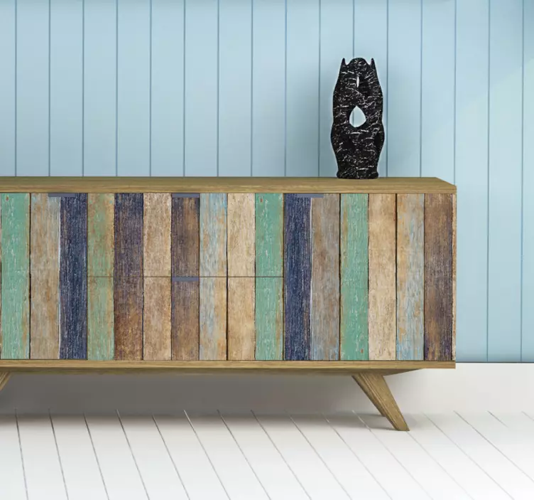 Autocolante para móveis mardeira estival - TenStickers