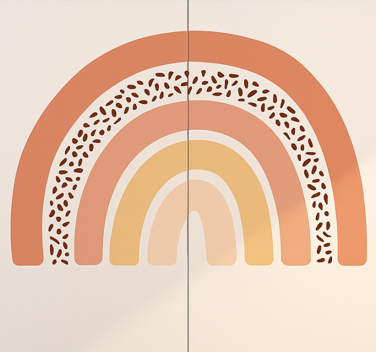 Autocolante para móveis paster meio arco-íris - TenStickers
