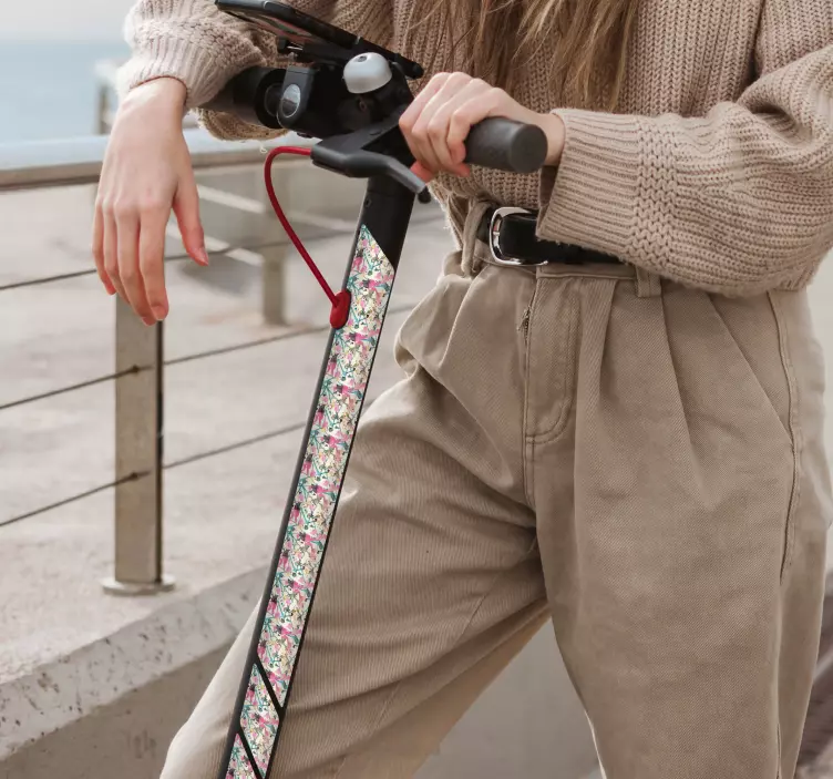 Adesivo para patinete elétrica Splash - TenStickers