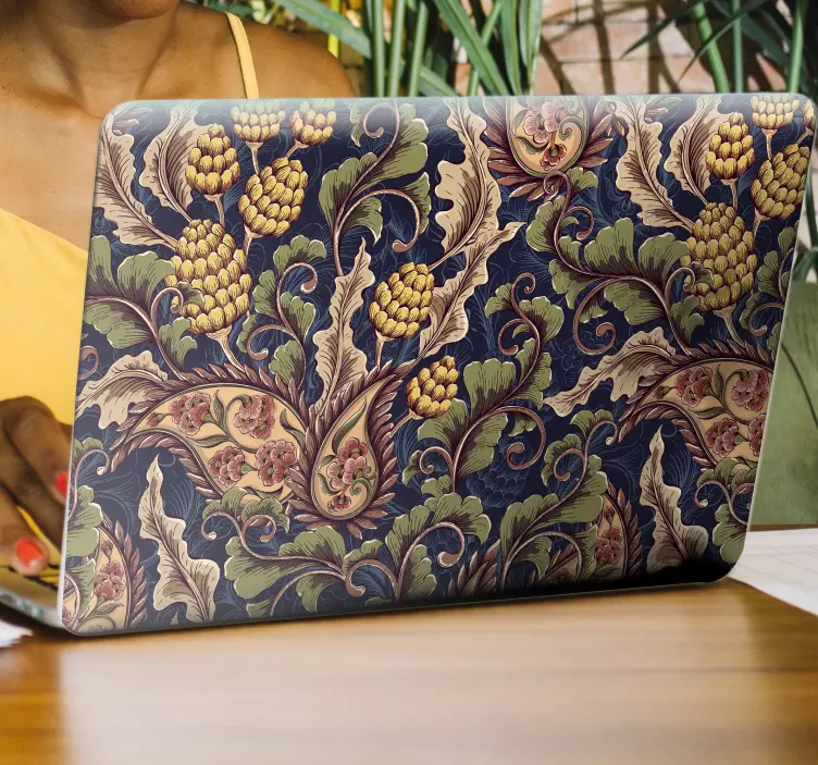 Vinil para PC Ilustração paisley realista - TenStickers