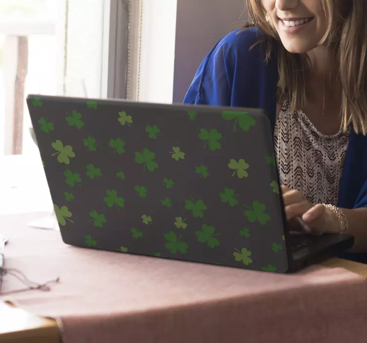 Autocolante para PC trevos - TenStickers