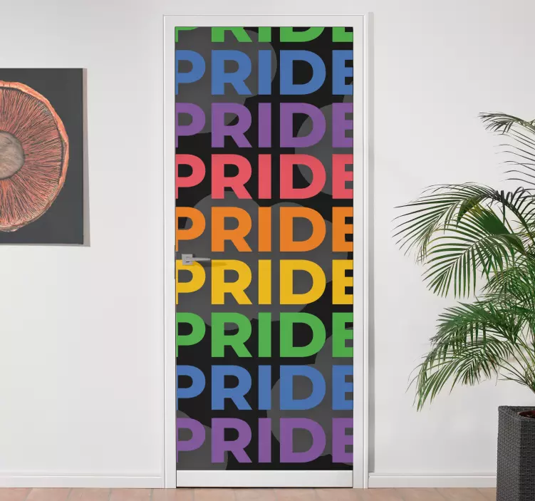 Autocolante amor declaração de orgulho vibrante - TenStickers