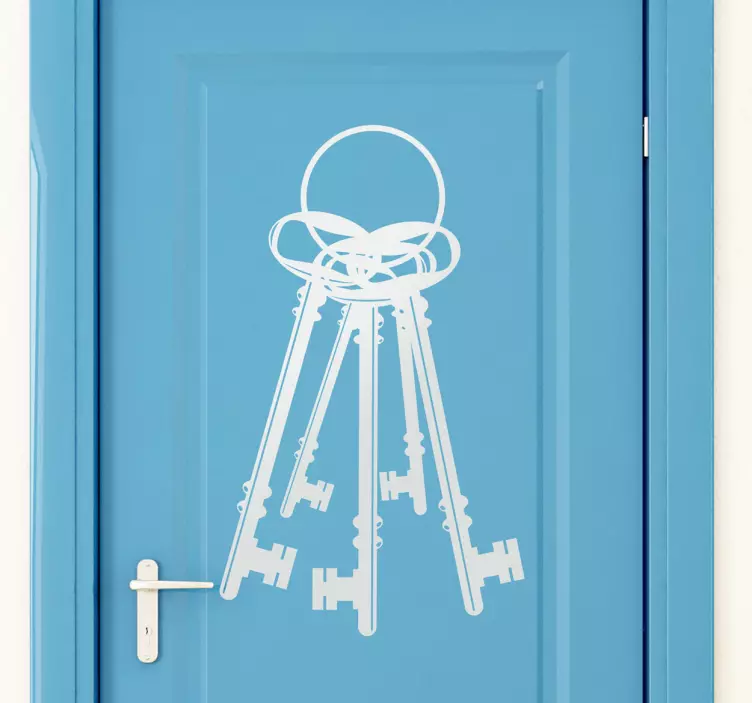 Autocolante para porta molho de chaves - TenStickers