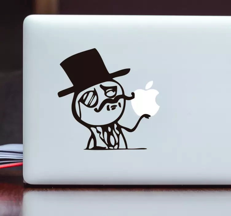Autocolante para portátil ''gentleman'' - TenStickers