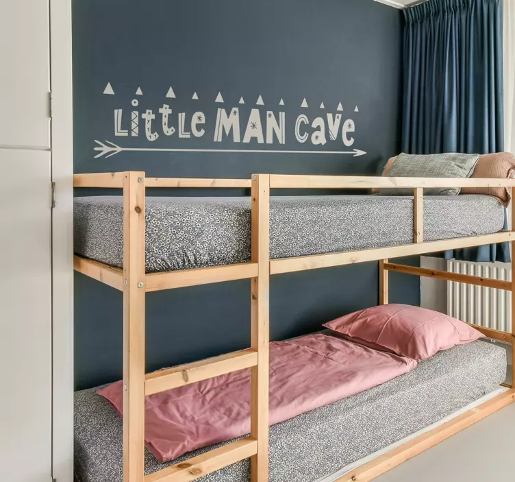 Autocolante de quarto infantil little man cave - TenStickers