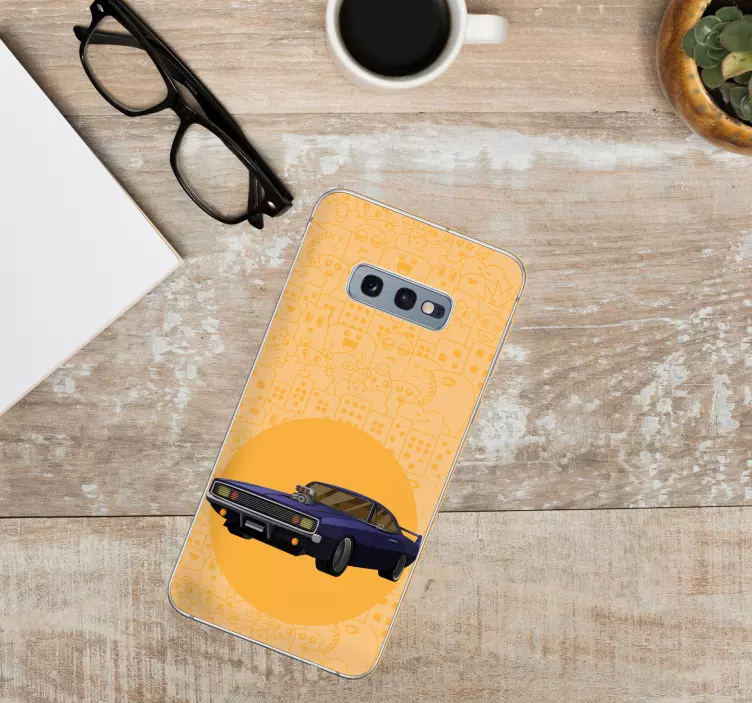 Autocolante para Samsung automóvel clássico vibrante - TenStickers