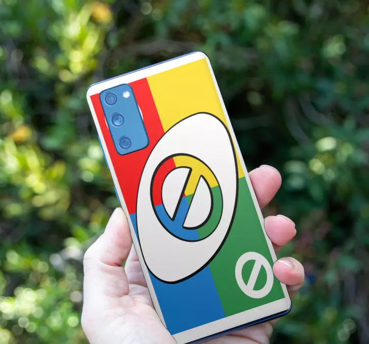 Autocolante para Samsung padrão colorido vibrante - TenStickers