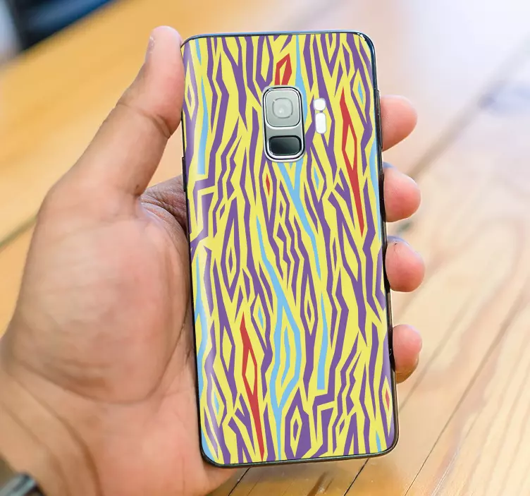 Autocolante para samsung padrão vibrante - TenStickers