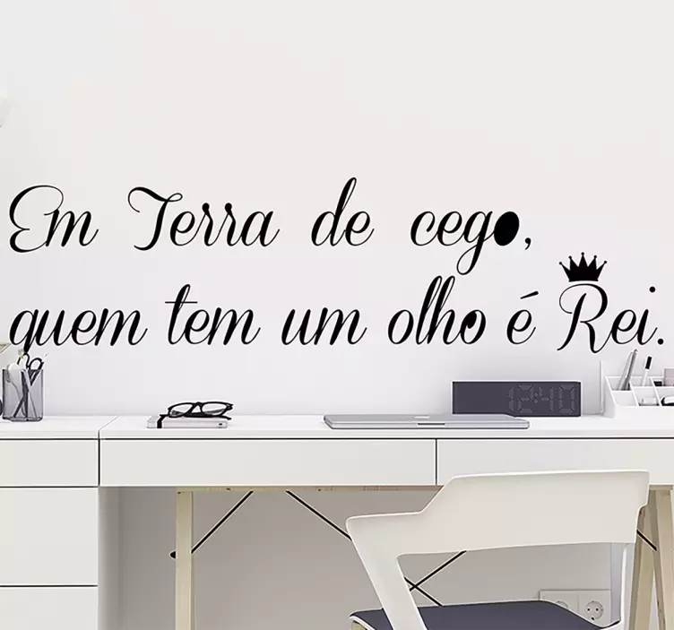 Autocolante parede terra de cego - TenStickers