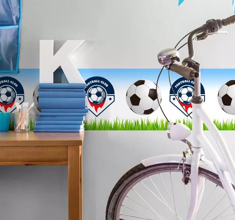 Autocolante personalizado azulejo futebol - TenStickers