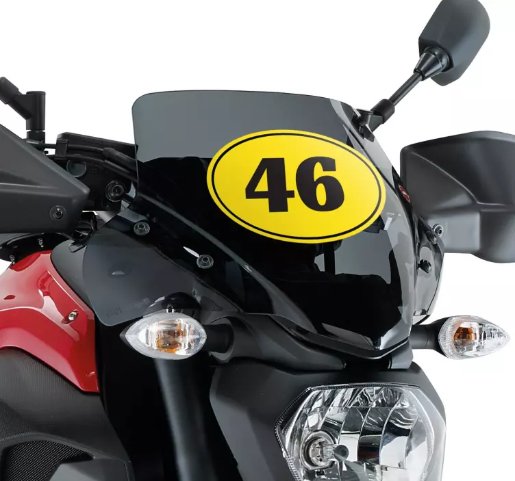 Autocolante personalizado moto - TenStickers