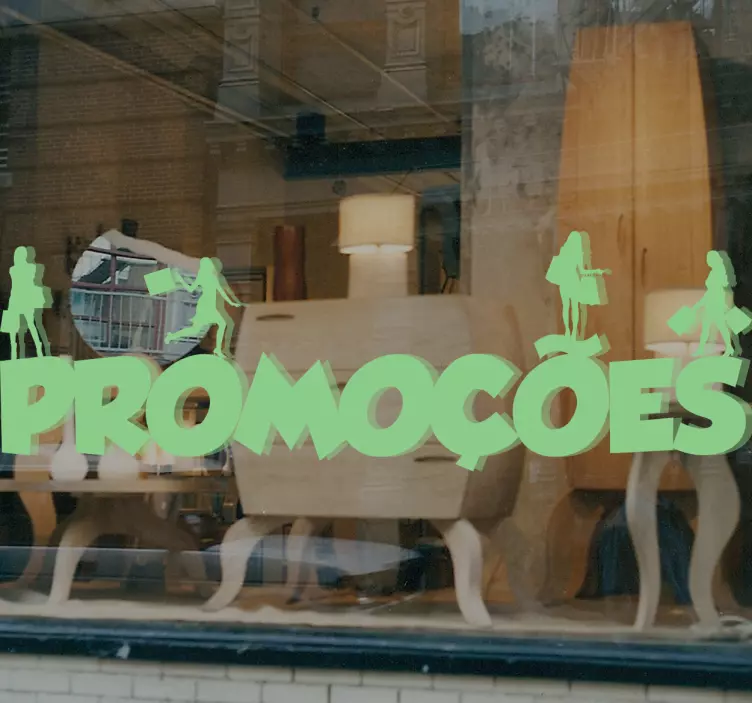 Autocolante promocões shopping - TenStickers
