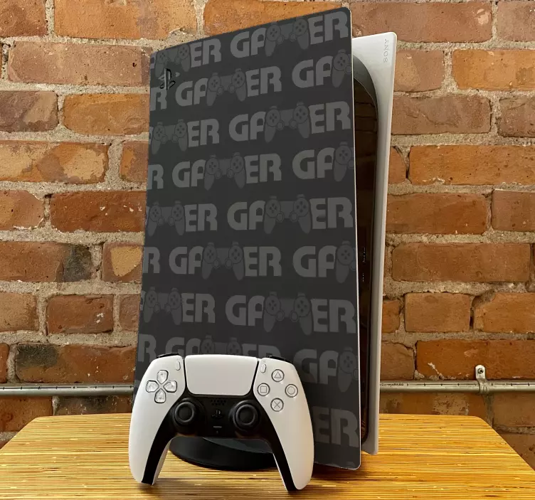 Autocolante ps5 capa conceito gamer - TenStickers