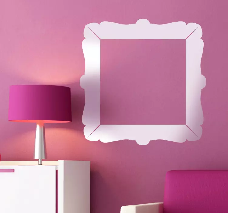 Autocolante quadrado clássico - TenStickers