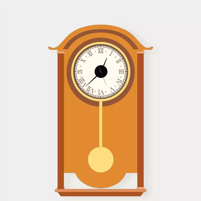 Autocolante relógio pêndulo clássico - TenStickers